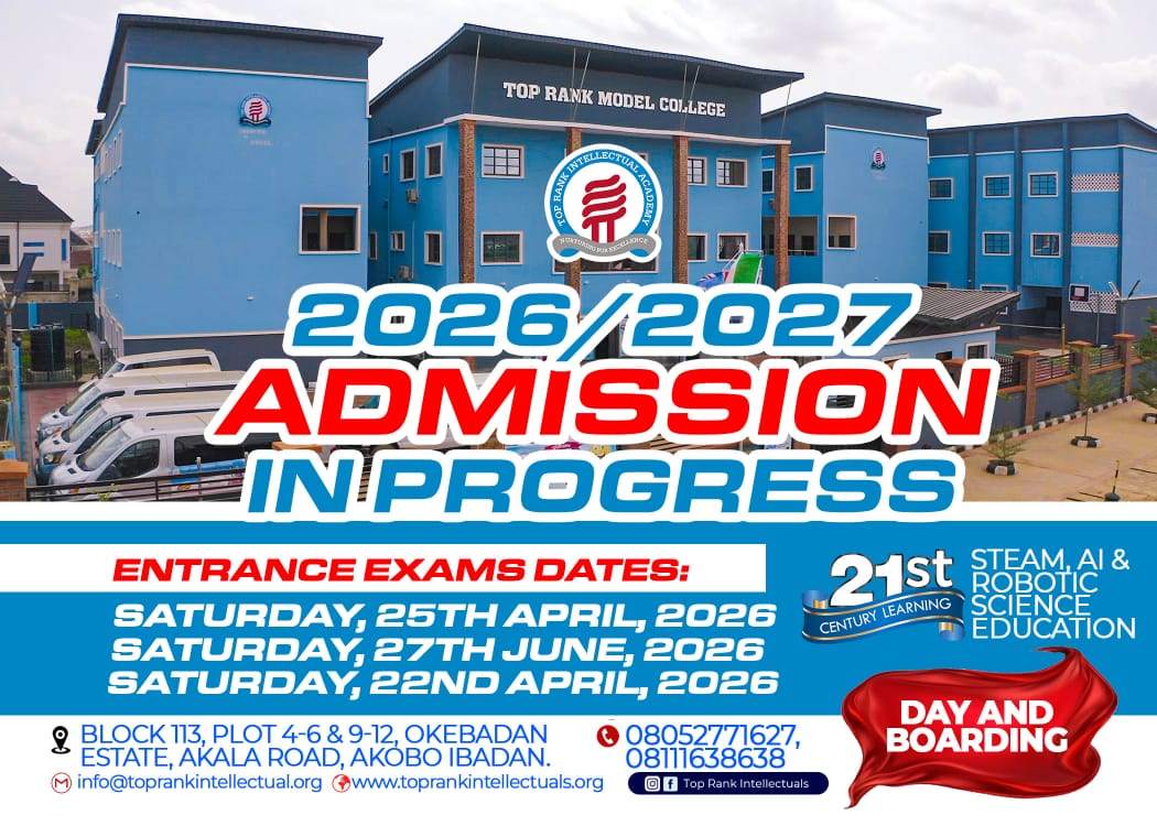2026/2027 Admission in Progress